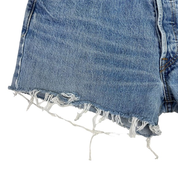 Levi's 501 Denim Cutoff Shorts Vintage with Button Fly Size 34 - Picture 7 of 11